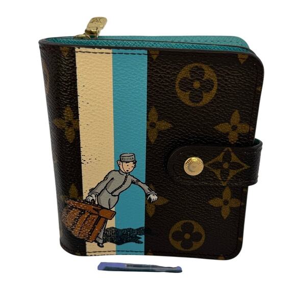 Louis Vuitton Handbags - Louis Vuitton wallet with coin purse, featuring the whimsical Illustre Groom